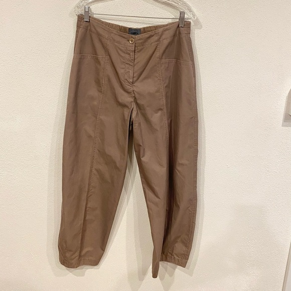Oska Barrel Leg Cotton Trousers Size Medium VGUC - Picture 2 of 5